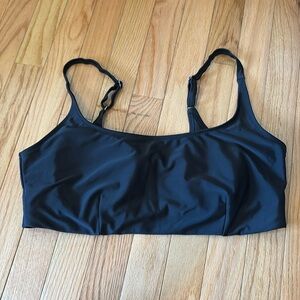 Black Old navy 2X bathing suit top